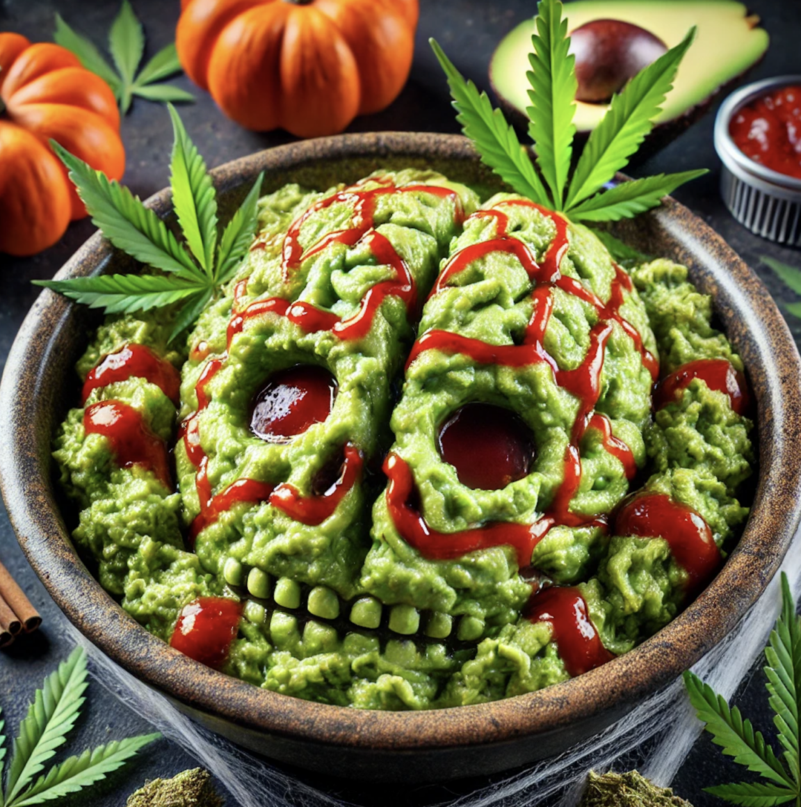 Zombie Brain Infused Guacamole